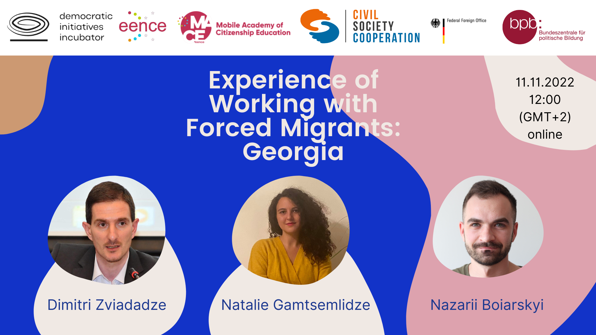 Online meeting "Experience of Working with Forced Migrants: Georgia"