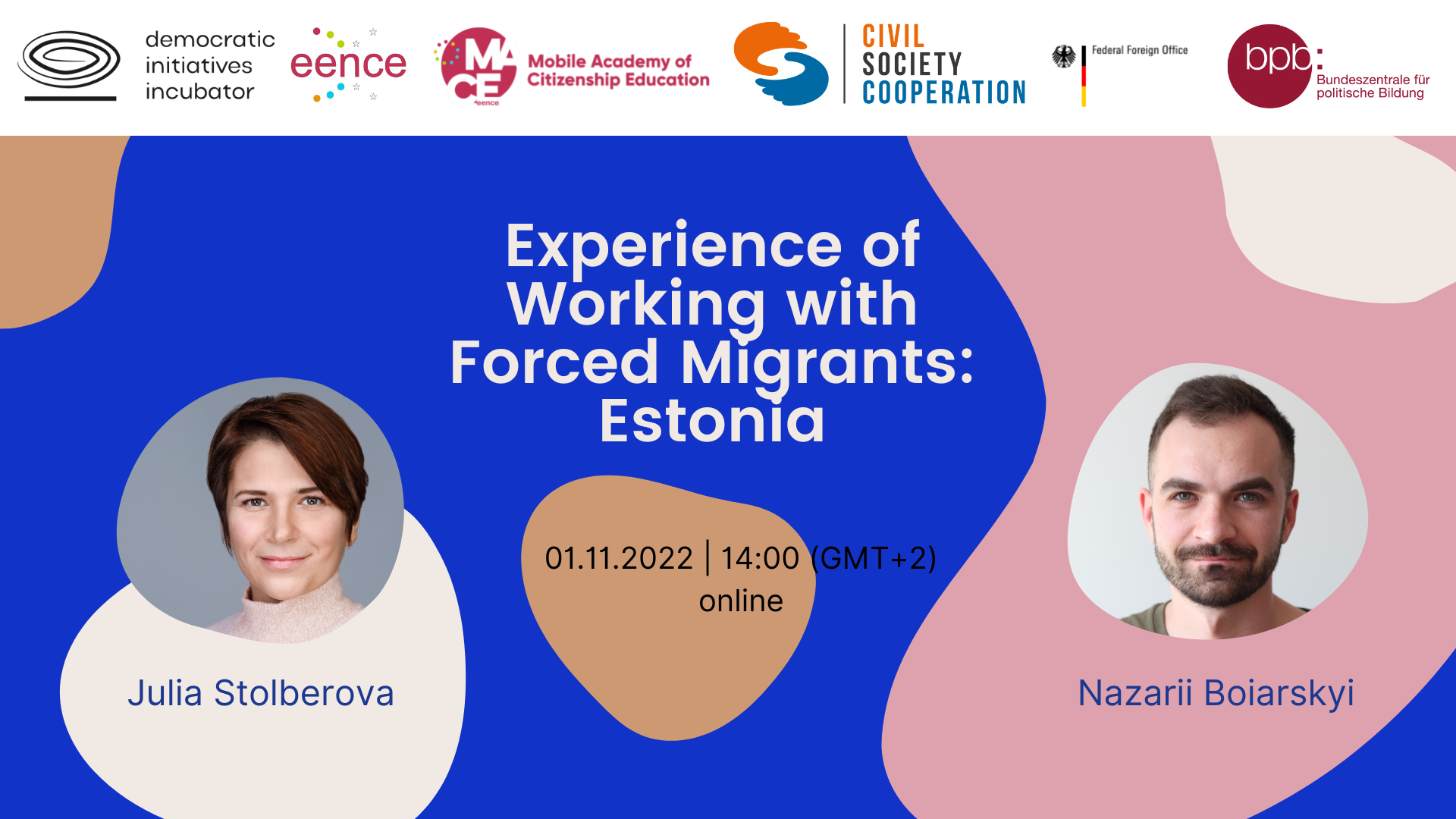 Online meeting "Experience of Working with Forced Migrants: Estonia"