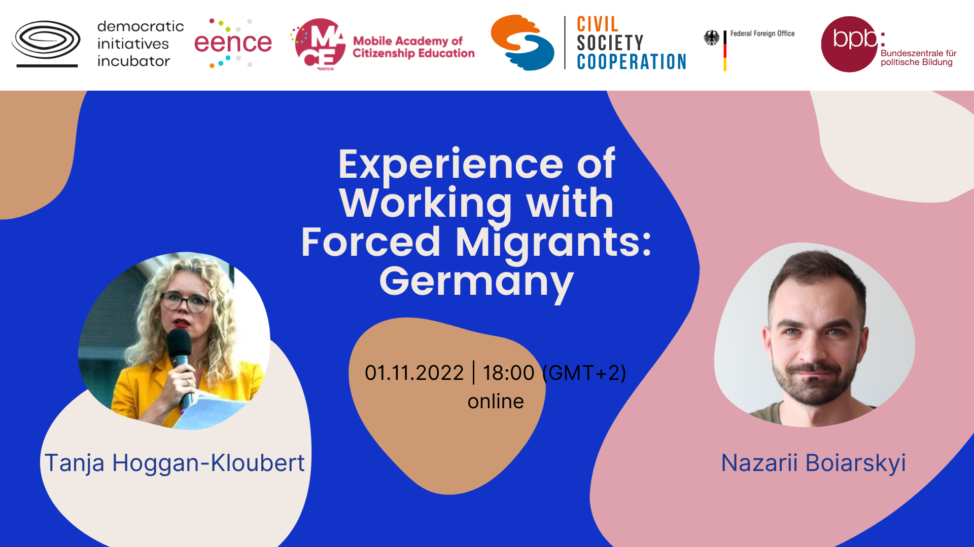 Online meeting "Experience of Working with Forced Migrants: Germany"